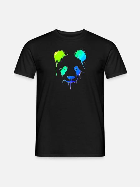 Panda | Panda Bear | Asia | Animals - Men's T-Shirt - black