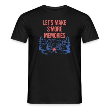 Faisons S’more Memories Camping Drôle Camper - T-shirt homme - noir - Devant - AI Model Male 178 light (178cm)