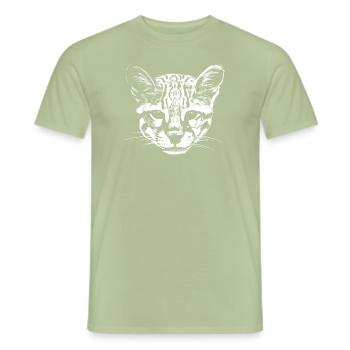 Ocelot - Men's T-Shirt - sage - Front - AI Model Male 178 light (178cm)