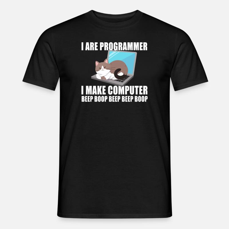 Ich bin Programmierer - Männer T-Shirt - Schwarz