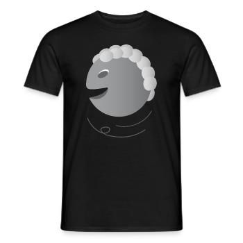 Gesicht Freude Lachen Leben Geschenk - Männer T-Shirt - Schwarz - Vorne - AI Model Male 178 light (178cm)