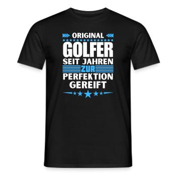 Des golfeurs mûris à la perfection - T-shirt homme - noir - Devant - AI Model Male 178 light (178cm)