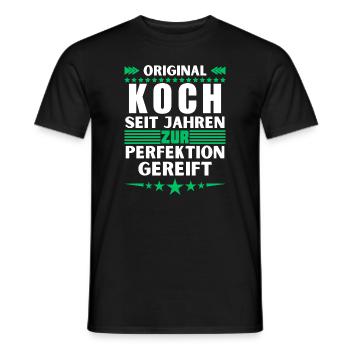 Chef mûri à la perfection - T-shirt homme - noir - Devant - AI Model Male 178 light (178cm)