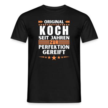 Chef mûri à la perfection - T-shirt homme - noir - Devant - AI Model Male 178 light (178cm)