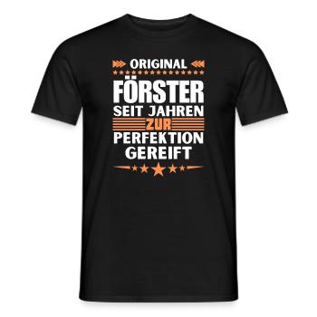 Les forestiers ont mûri à la perfection - T-shirt homme - noir - Devant - AI Model Male 178 light (178cm)