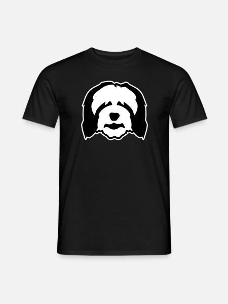 Bearded Collie - Männer T-Shirt - Schwarz
