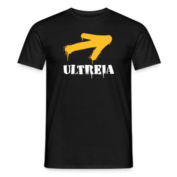 Ultreia | Pfeil | Camino de Santiago | Jakobsweg - Männer T-Shirt - Schwarz - Vorne - AI Model Male 178 light (178cm)
