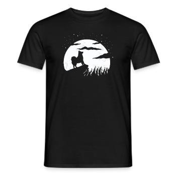 Alaskan Malamute Hund - Männer T-Shirt - Schwarz - Vorne - AI Model Male 178 light (178cm)