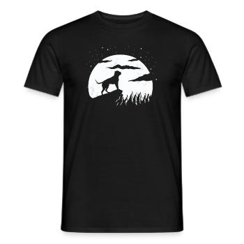 Bouledogue américain Amerikanische Bulldogge - T-shirt homme - noir - Devant - AI Model Male 178 light (178cm)