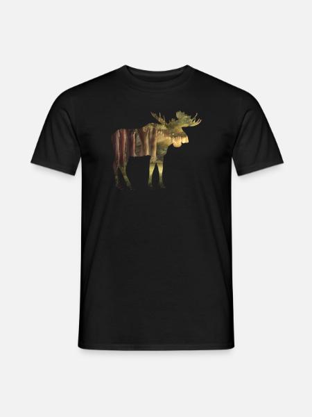 Moose - Men's T-Shirt - black