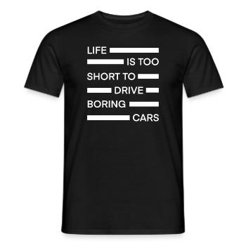 Auto Tuning Mechanic Engine Gift - Men's T-Shirt - black - Front - AI Model Male 178 light (178cm)