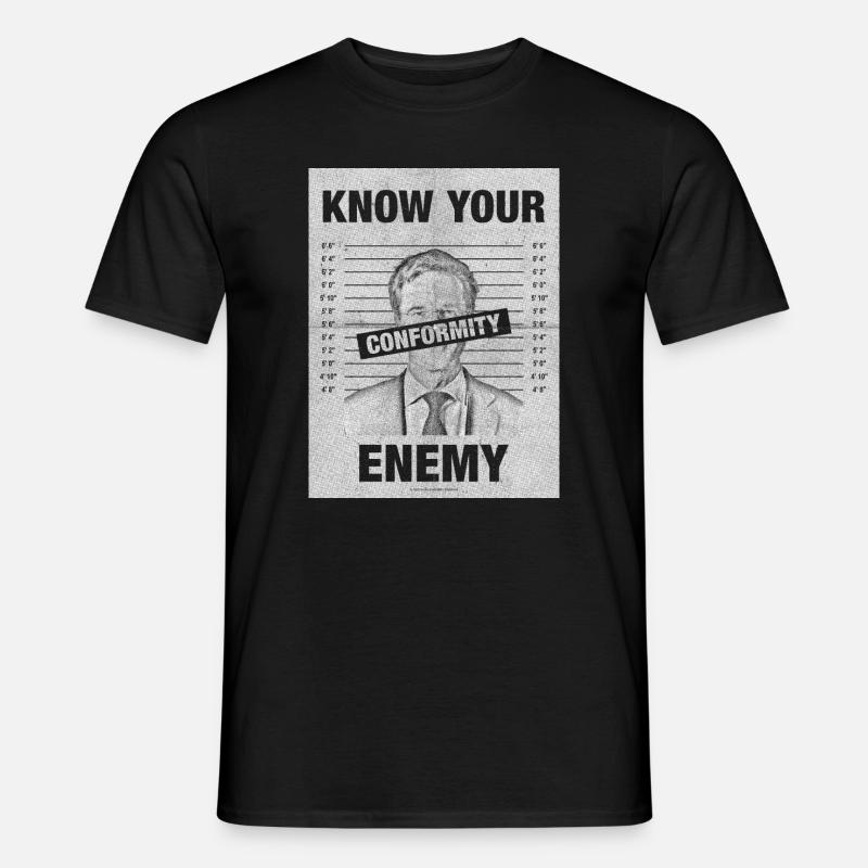 Know Your Enemy - Men's T-Shirt - black