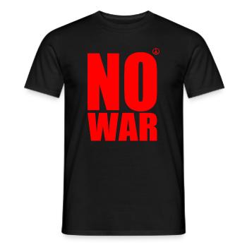 No war - T-shirt homme - noir - Devant - AI Model Male 178 light (178cm)