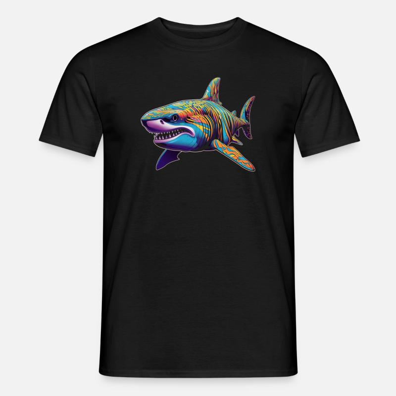 Hai - Männer T-Shirt - Schwarz