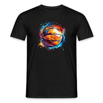 Conception de basket-ball pour les fans de sport Basketteurs - T-shirt homme - noir - Devant - AI Model Male 178 light (178cm)