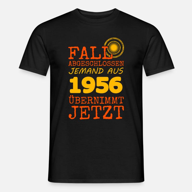 Witzig 1956 - Männer T-Shirt - Schwarz
