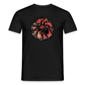 Vogelspinne Spinne Arachnologen Arthropod - Männer T-Shirt - Schwarz - Vorne - AI Model Male 178 light (178cm)