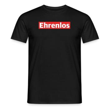 Ehrenlos | Ehre, Sieg, lustige Sprüche - Männer T-Shirt - Schwarz - Vorne - AI Model Male 178 light (178cm)