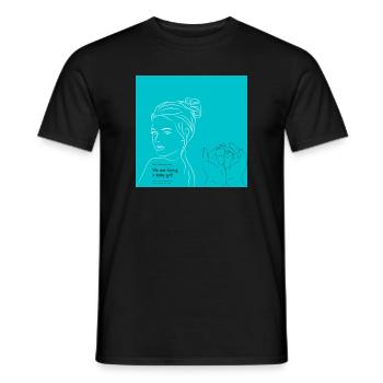 quatrex - Männer T-Shirt - Schwarz - Vorne - AI Model Male 178 light (178cm)