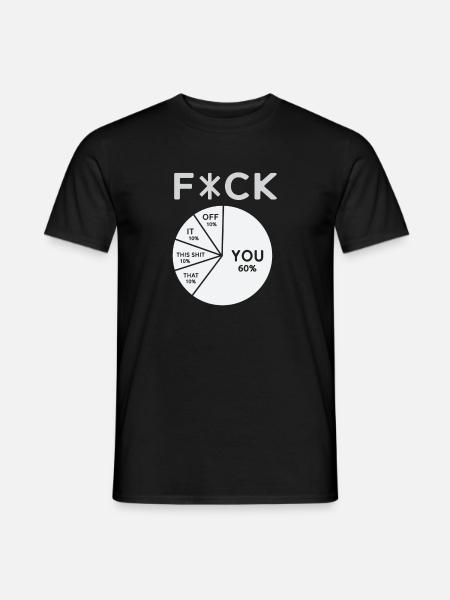 F*ck Fuck - Men's T-Shirt - black