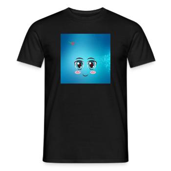 1694264625477 JPEG - Männer T-Shirt - Schwarz - Vorne - AI Model Male 178 light (178cm)