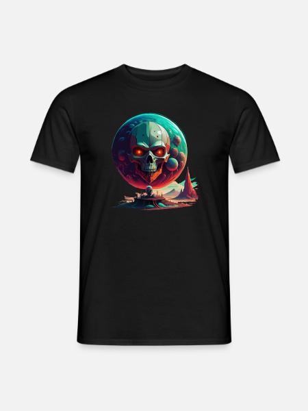 Skull World - Men's T-Shirt - black