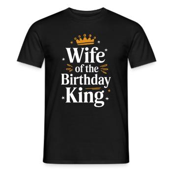 Femme Épouse Partenaire Famille Marié - T-shirt homme - noir - Devant - AI Model Male 178 light (178cm)