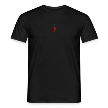 Chilischote - Männer T-Shirt - Schwarz - Vorne - AI Model Male 178 light (178cm)