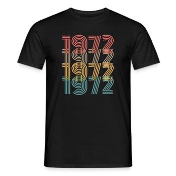 LÉGENDAIRE DEPUIS 1972 - T-shirt homme - noir - Devant - AI Model Male 178 light (178cm)