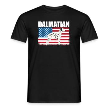Dalmate - T-shirt homme - noir - Devant - AI Model Male 178 light (178cm)