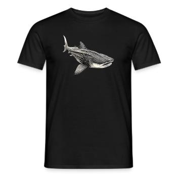 Requin-baleine - T-shirt homme - noir - Devant - AI Model Male 178 light (178cm)