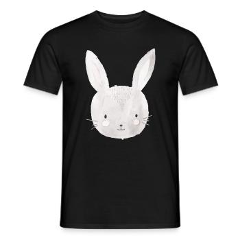 Lapin Lapin de Pâques - T-shirt homme - noir - Devant - AI Model Male 178 light (178cm)