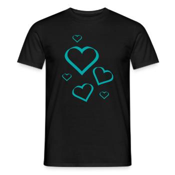 Cadeau pour la fête des mères : Idée de cadeau pour la fête des mères - T-shirt homme - noir - Devant - AI Model Male 178 light (178cm)