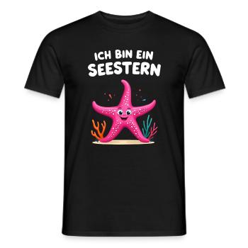 Starfish Sea Animal Costume Underwater Carnival - Men's T-Shirt - black - Front - AI Model Male 178 light (178cm)
