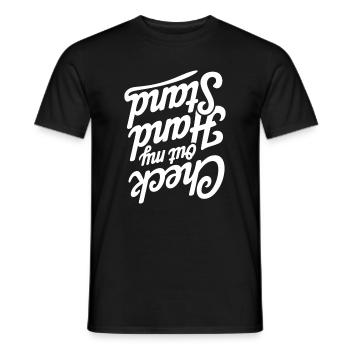 Inspirierendes Zitat-Typografie-Design - Männer T-Shirt - Schwarz - Vorne - AI Model Male 178 light (178cm)