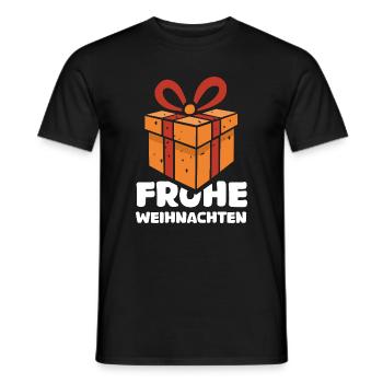 Frohe Weihnachten Geschenk Design - Männer T-Shirt - Schwarz - Vorne - AI Model Male 178 light (178cm)