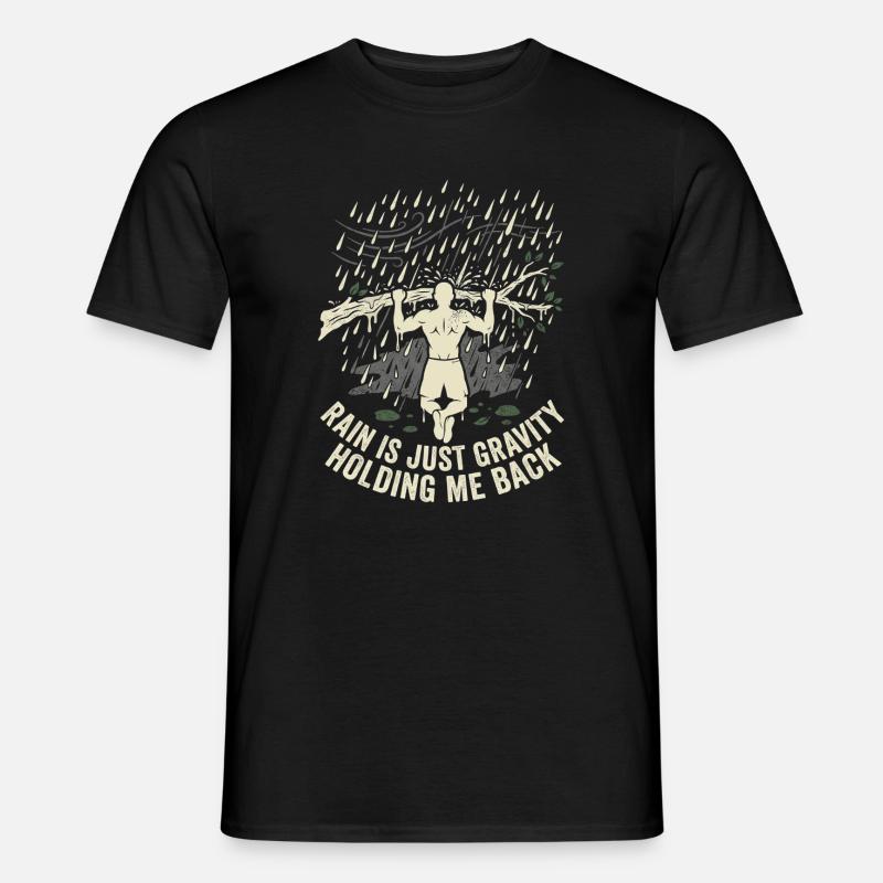 Calisthenics Gravity - Männer T-Shirt - Schwarz