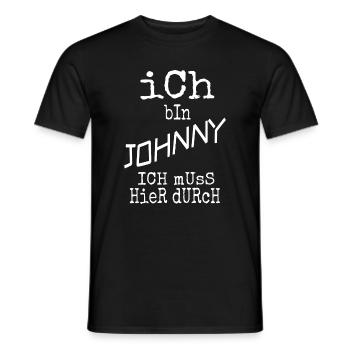 Geschenk für Johnny - Männer T-Shirt - Schwarz - Vorne - AI Model Male 178 light (178cm)