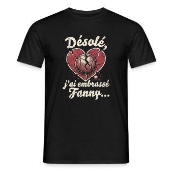 Pétanque Boule Lustig Fanny Spruch Frankreich - Männer T-Shirt - Schwarz - Vorne - AI Model Male 178 light (178cm)