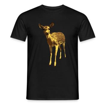 Bambi - Männer T-Shirt - Schwarz - Vorne - AI Model Male 178 light (178cm)