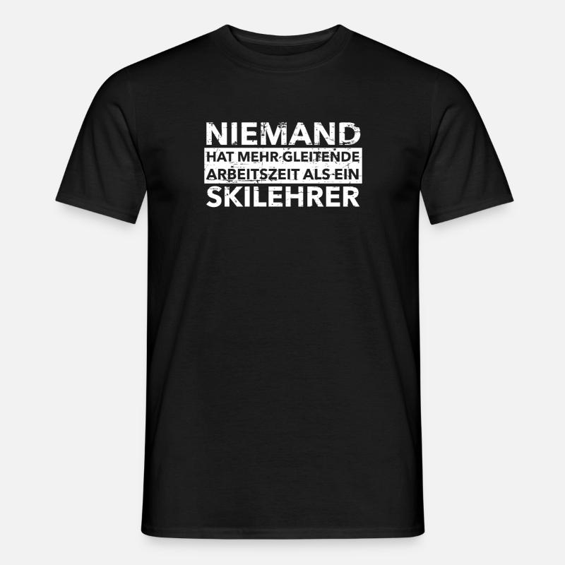ski instructor - Men's T-Shirt - black