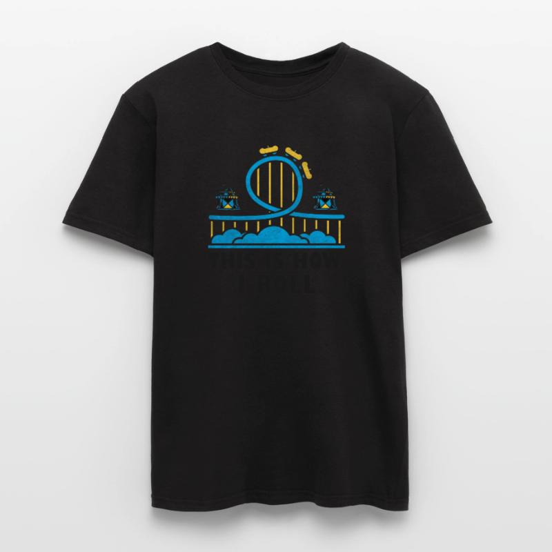 This Is How I Roll Roller Coaster Männer T-Shirt