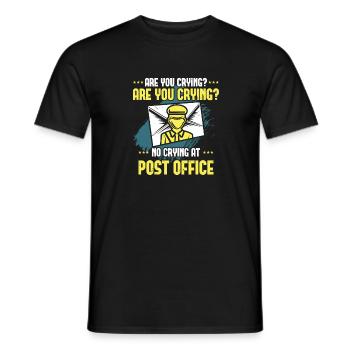 Bureau de poste - T-shirt homme - noir - Devant - AI Model Male 178 light (178cm)