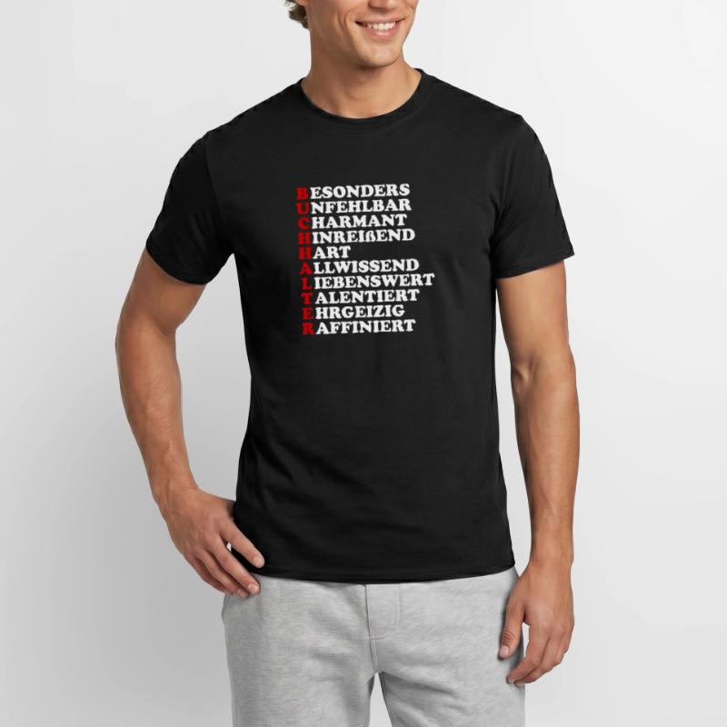 buchhalter spruch Männer T-Shirt