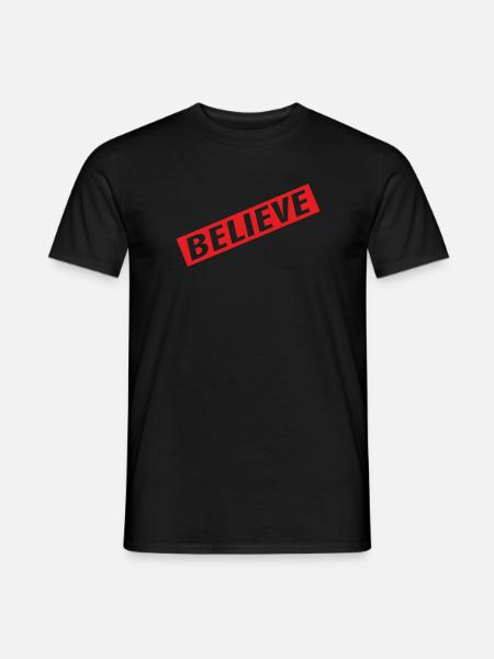 Believe - Men's T-Shirt - black