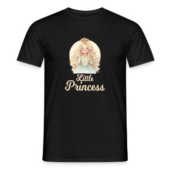 Prinzessin Kinder Kleine Prinzessin - Männer T-Shirt - Schwarz - Vorne - AI Model Male 178 light (178cm)