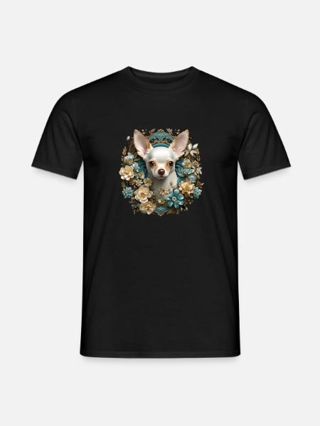Chihuahua Hund Hunderasse - Männer T-Shirt - Schwarz