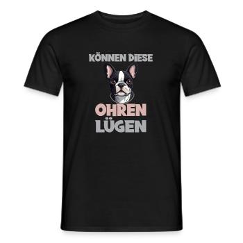 Können Diese Ohren Lügen? - Männer T-Shirt - Schwarz - Vorne - AI Model Male 178 light (178cm)