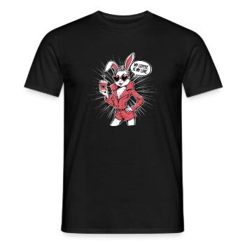 My Coffee Is My Love für eine Kaffeeliebhaberin - Männer T-Shirt - Schwarz - Vorne - AI Model Male 178 light (178cm)