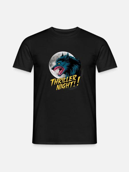 Werwolf für einen Werwolf Fan - Männer T-Shirt - Schwarz